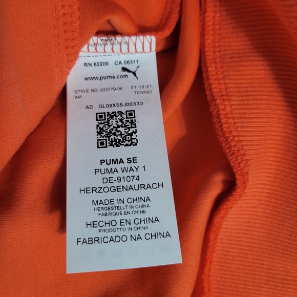 Puma x Porsche Legacy SDS Track Jacket - Firelight NWT Size L / Msrp $110 - Picture 8 of 15